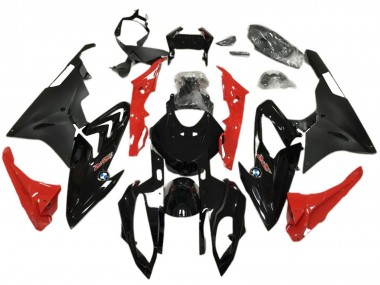 Cheap 2017-2018 BMW S1000RR Abs Motorcycle Fairings - Red Glossy Black Matte Black