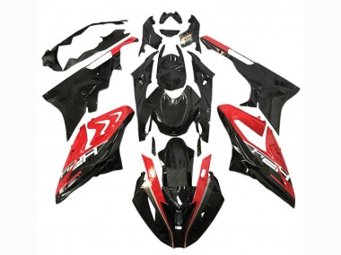 Cheap 2017-2018 BMW S1000RR Motorcycle Fairings - Red Glossy Black