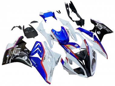 Cheap 2017-2018 BMW S1000RR Bike Fairings - White Blue Red Glossy Black