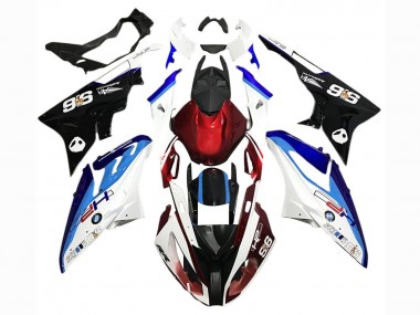 Cheap 2017-2018 BMW S1000RR Motorcycle Fairing - White Blue Red Black