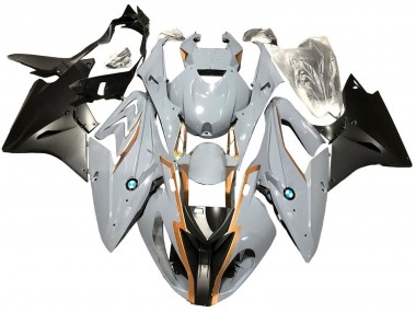 Cheap 2017-2018 BMW S1000RR Motorcycle Fairings - Nardo Grey Matte Black