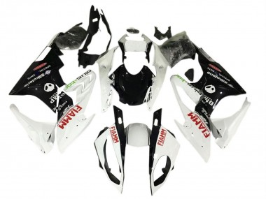 Cheap 2017-2018 BMW S1000RR Motorcycle Fairings - White Black Fiamm