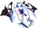 2015-2016 BMW S1000RR Motorcycle Fairing Kits - White Red Blue Glossy Black