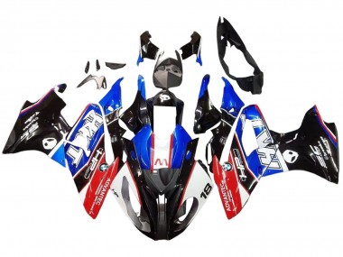 Cheap 2015-2016 BMW S1000RR Motorcycle Fairing - Blue Red Glossy Black