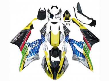 Cheap 2015-2016 BMW S1000RR Motorcycle Fairings - Yellow Blue Green Red Black VR 46