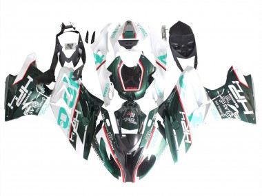 Cheap 2015-2016 BMW S1000RR Motorcycle Fairings - White Green Black