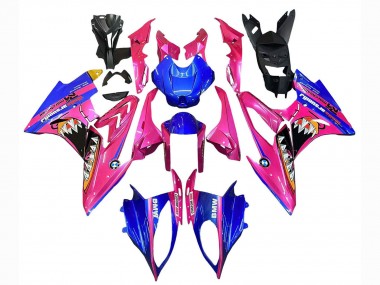 Cheap 2015-2016 BMW S1000RR Motorcycle Fairings - Pink Blue Shark
