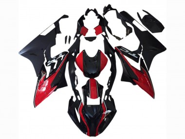 Cheap 2015-2016 BMW S1000RR Motorcycle Fairings - Red White Matte Black