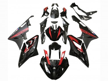 Cheap 2015-2016 BMW S1000RR Motorcycle Fairings - Red Glossy Black Matte Black