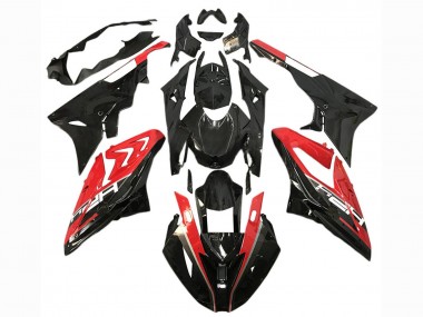 Cheap 2015-2016 BMW S1000RR Motorcycle Fairings - Red Glossy Black