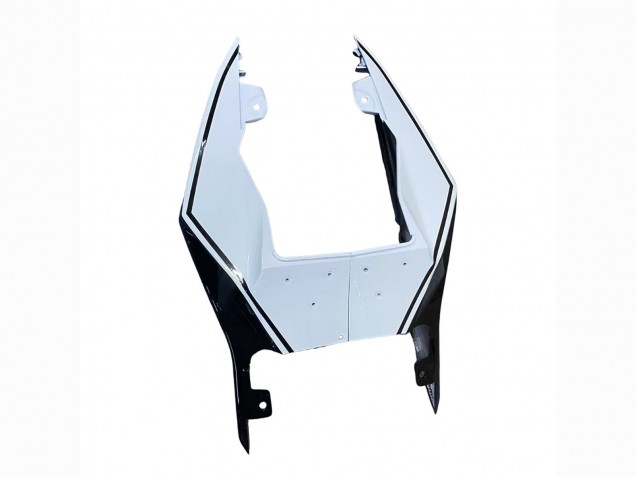 2015-2016 BMW S1000RR Motorcycle Fairings - White Glossy Black Fiamm