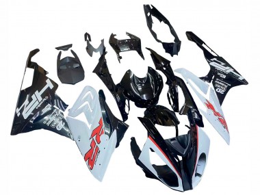 Cheap 2015-2016 BMW S1000RR Motorcycle Fairings - White Glossy Black