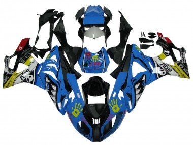 Cheap 2009-2014 BMW S1000RR Motorcycle Fairings - White Blue Black Yellow Shark
