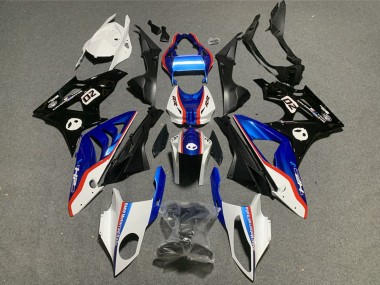 Cheap 2009-2014 BMW S1000RR Motorcycle Plastics - White Red Blue Glossy Black