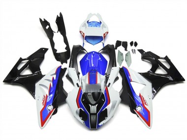 Cheap 2009-2014 BMW S1000RR Motorcycle Fairings - White Red Blue Glossy Black Carbon Fiber RR