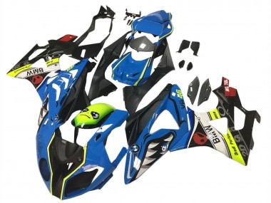 Cheap 2009-2014 BMW S1000RR Motorcycle Fairings - Blue Yellow Red Black Shark VR 46