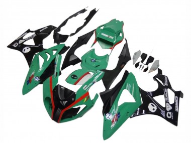 Cheap 2009-2014 BMW S1000RR Motorcycle Fairings - Green Red Black
