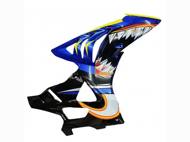 2009-2014 BMW S1000RR Motorcycle Fairings - Red Blue Yellow Shark