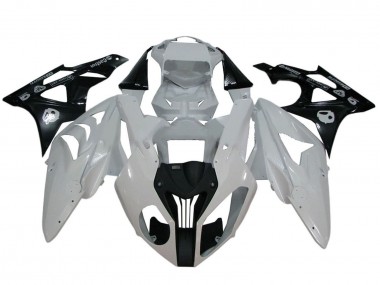 Cheap 2009-2014 BMW S1000RR Motorcycle Fairings - White Glossy Black