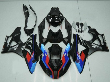 Cheap 2009-2014 BMW S1000RR Motorcycle Fairings - Blue Red Matte Black Castrol