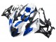 2009-2014 BMW S1000RR Motorcycle Fairings - White Blue Glossy Black Castrol