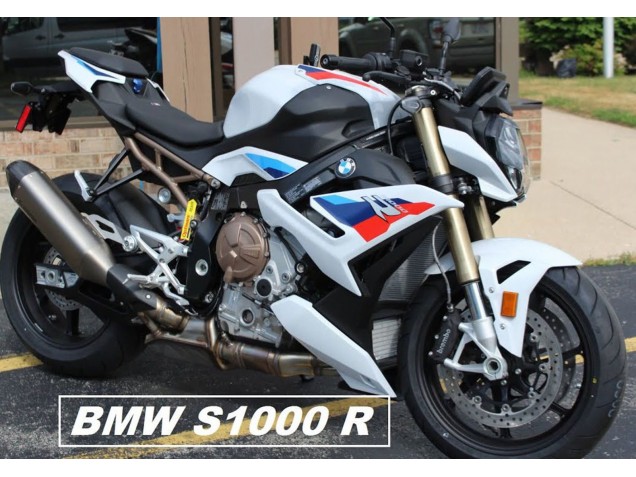 2021-2025 BMW S1000R Motorcycle Fairings - White Blue Red