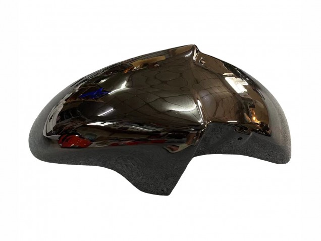 2004-2006 Suzuki GSX600F/GSX750F Motorcycle Fairings - Glossy Black Red Flame