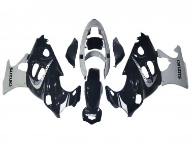 Cheap 2004-2006 Suzuki GSX600F/GSX750F Motorcycle Fairing - Glossy Black Grey