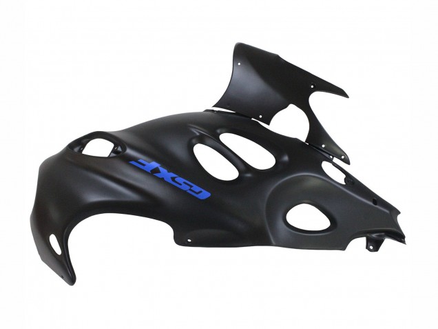 2004-2006 Suzuki GSX600F/GSX750F Motorcycle Fairings - Matte Black with Blue Logo