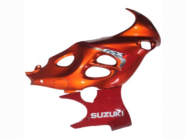 2004-2006 Suzuki GSX600F/GSX750F Motorcycle Fairings - Burnt Orange White Logo