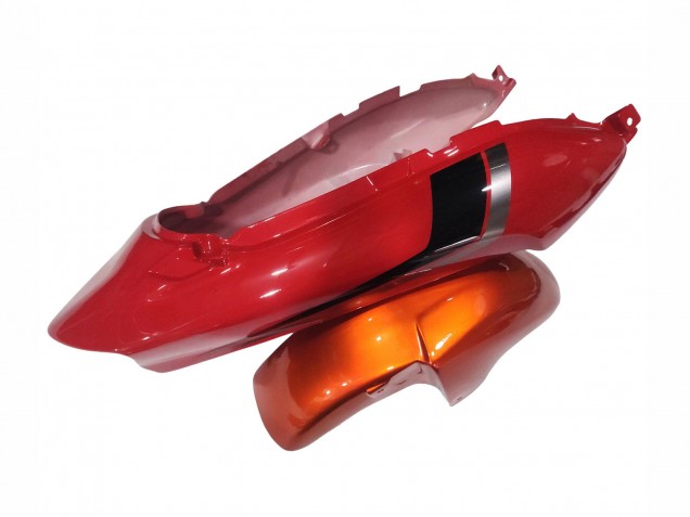 2004-2006 Suzuki GSX600F/GSX750F Motorcycle Fairings - Burnt Orange White Logo