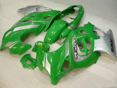 Cheap 2004-2006 Suzuki GSX600F/GSX750F Motorcycle Fairings - Green Silver Katana