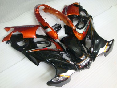 Cheap 2004-2006 Suzuki GSX600F/GSX750F Motorcycle Fairings - Glossy Black Orange