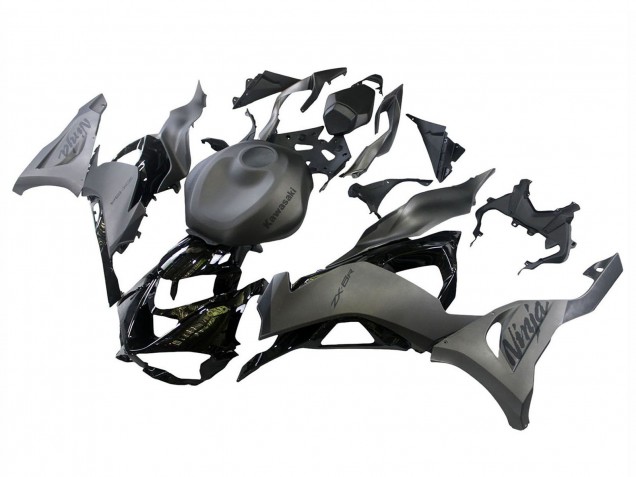 2023-2025 Kawasaki ZX6R Motorcycle Fairings - Grey Ninja