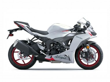 Cheap 2023-2025 Kawasaki ZX6R Motorcycle Fairings - Pearl White Black Red