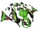 2023-2025 Kawasaki ZX6R Motorcycle Fairings - Green Black Red Yellow Dunlop