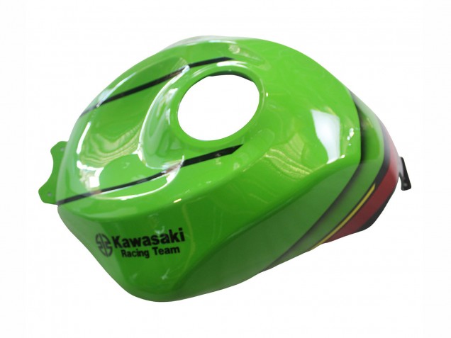 2023-2025 Kawasaki ZX6R Motorcycle Fairings - Green Black Red Yellow Dunlop