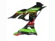 2023-2025 Kawasaki ZX6R Motorcycle Fairings - Green Black Red Yellow Dunlop