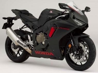 Cheap 2017-2023 Honda CBR1000RR Motorcycle Fairings - Matte Black with Red Logo