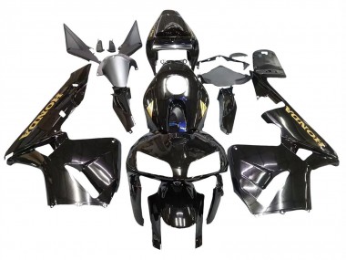 Cheap 2005-2006 Honda CBR600RR Motorcycle Fairings - Black with Gold Logo
