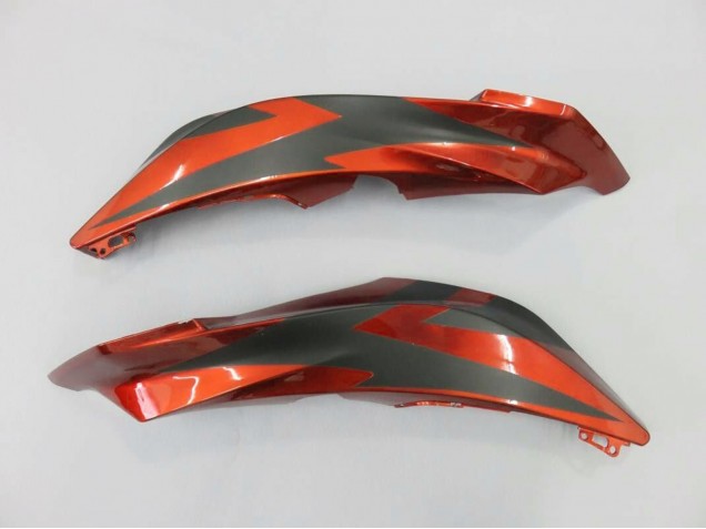 2007-2008 Honda CBR600RR Motorcycle Fairing Kits - Orange Matte Black
