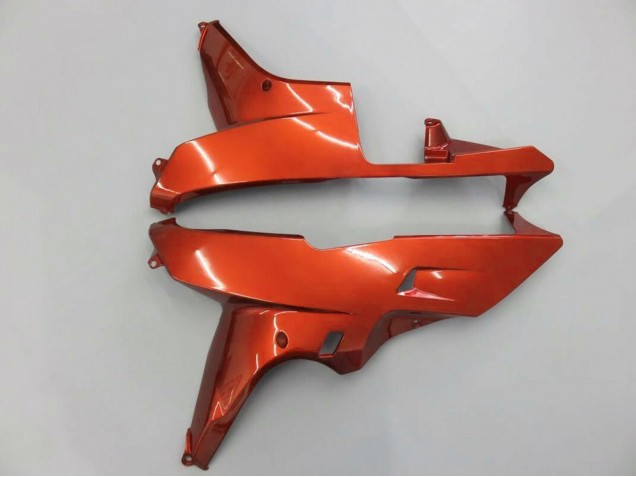 2007-2008 Honda CBR600RR Motorcycle Fairing Kits - Orange Matte Black