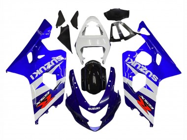 Cheap 2004-2005 Suzuki GSXR 600 / GSXR 750 Motorcycle Fairing Kits - White Blue Black Red