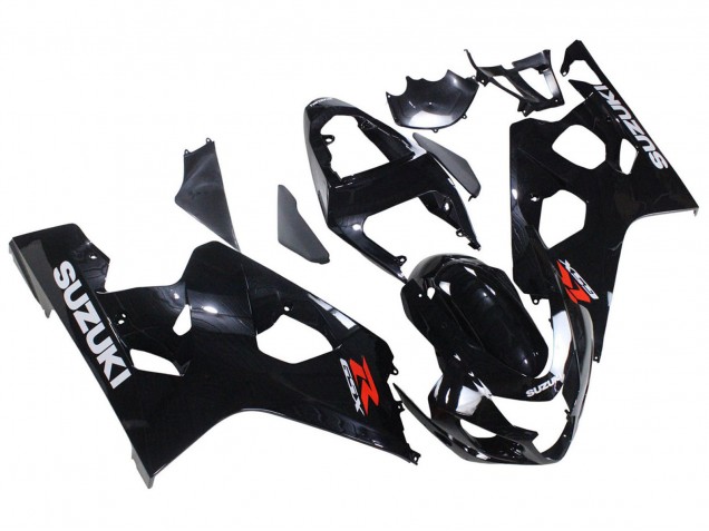 2004-2005 Suzuki GSXR 600 / GSXR 750 Motorcycle Fairing - Glossy Black