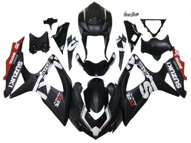 Cheap 2008-2010 Suzuki GSXR 600 / GSXR 750 Motorcycle Fairings - Matte Black Red White