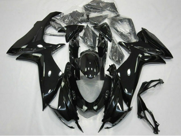 2011-2024 Suzuki GSXR 600 / GSXR 750 Motorcycle Fairings - Glossy Black