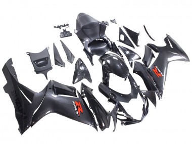 Cheap 2011-2024 Suzuki GSXR 600 / GSXR 750 Motorcycle Fairings - Black Carbon Fiber Red