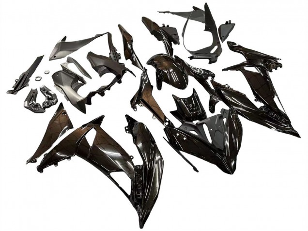 2017-2019 Kawasaki Ninja 650 EX650 Motorcycle Fairings - Glossy Black