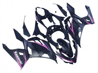 Cheap 2018-2024 Kawasaki Ninja 400 Motorcycle Fairings - Matte Black Pink