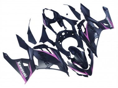 Cheap 2018-2024 Kawasaki Ninja 400 Motorcycle Fairings - Matte Black Pink
